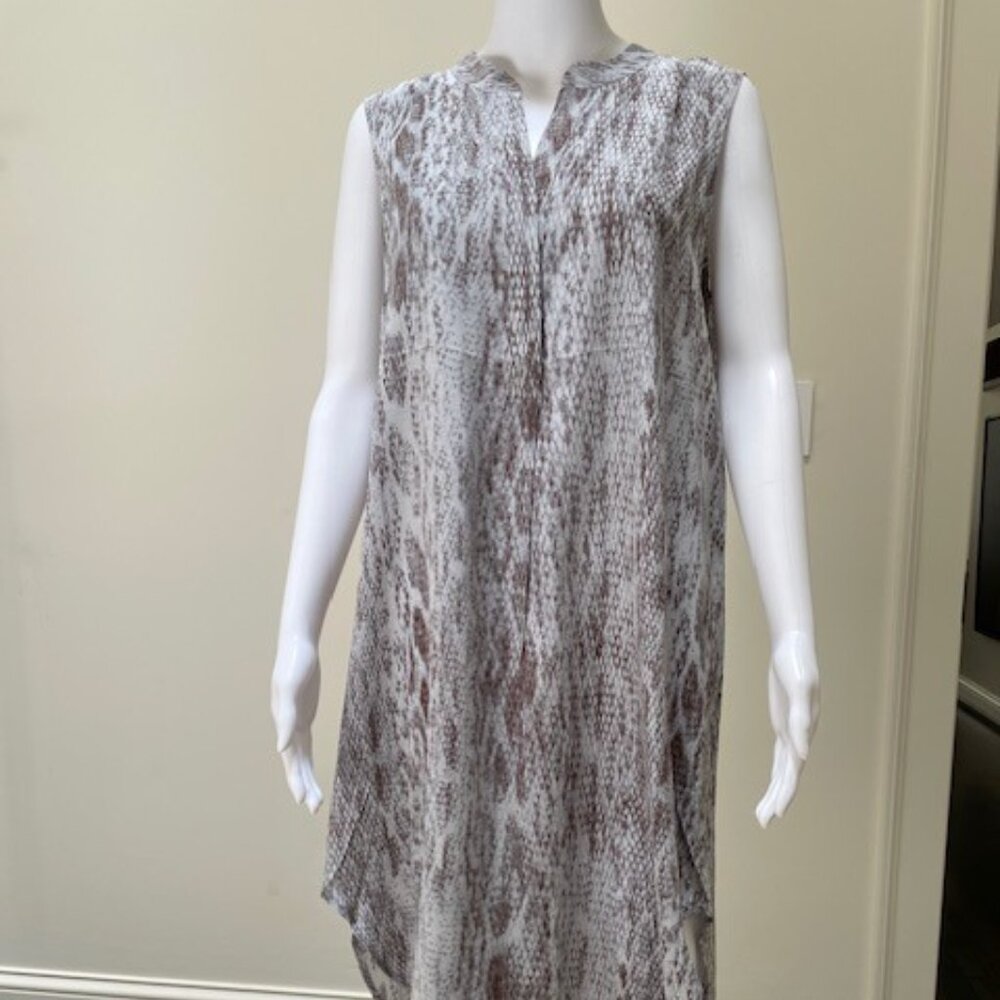Acrobat NWT Sleeveless Silk Tunic Dress Size M